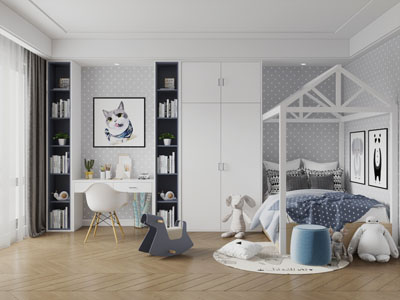 北欧儿童房卧室