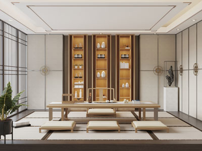 新中式榻榻米茶室