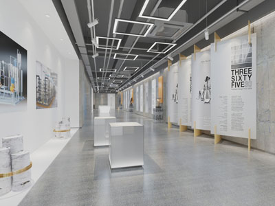 后现代走廊过道