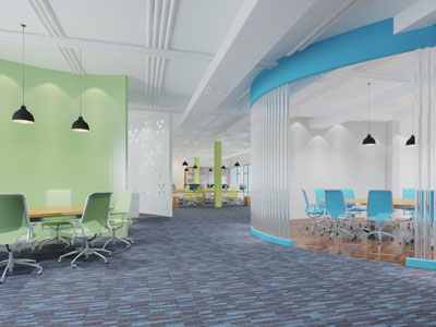 现代公共办公区