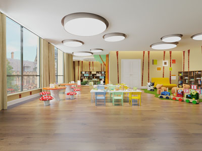 现代幼儿空间活动教室