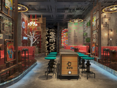 工业风咖啡厅