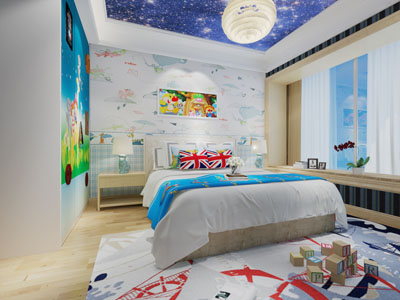 现代儿童房卧室