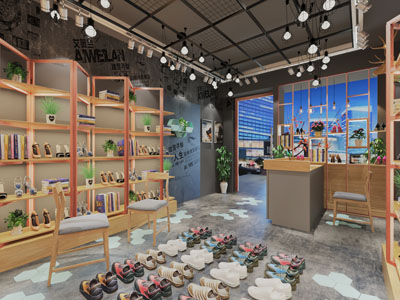 工业风鞋店