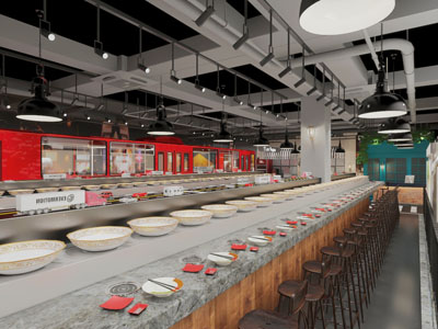 工业风饭店餐馆火锅店