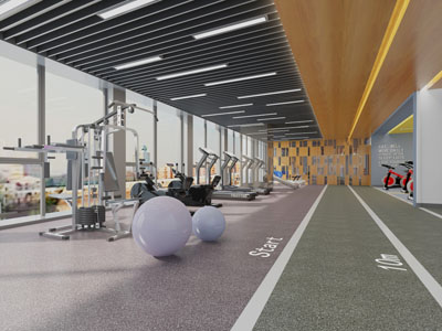 现代体育健身房