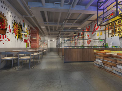 工业风饭店餐馆