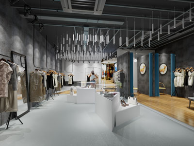 工业风服装专卖店