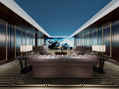 新中式影音室视听室