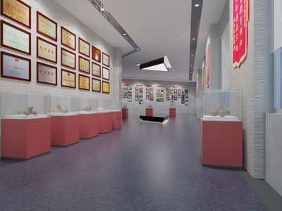 现代企业文化宣传展览展厅