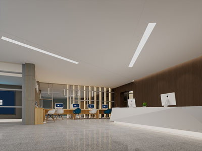 现代银行营业窗口办事大厅