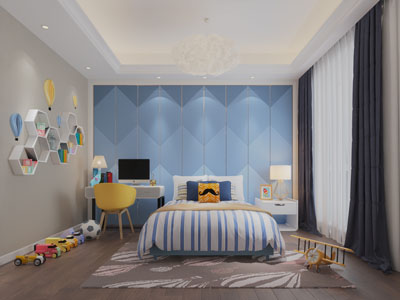 现代儿童房卧室
