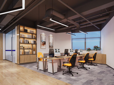 现代公共办公区