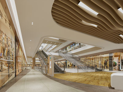 现代商场购物中心3d模型 现代商场购物中心