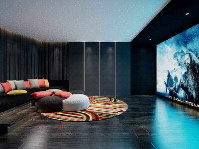 现代影音室视听室