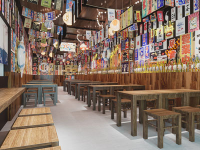 日式饭店餐馆就餐区