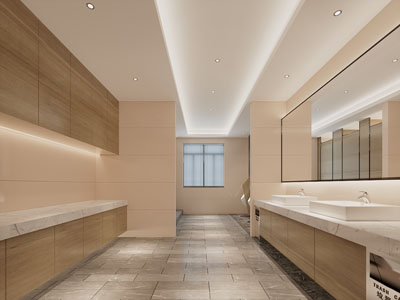 现代公共卫生间