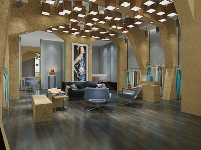 后现代服装专卖店