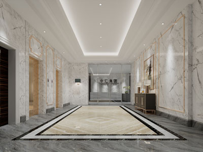 现代轻奢电梯间