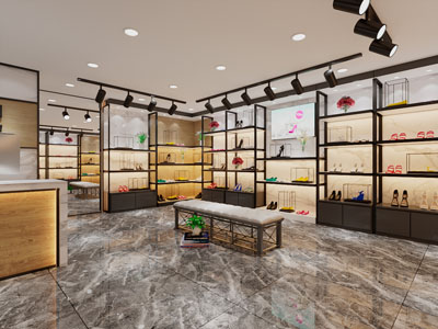 现代鞋子专卖店