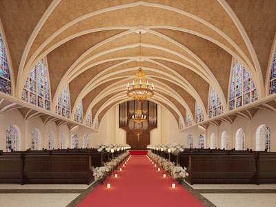 欧式哥特式教堂