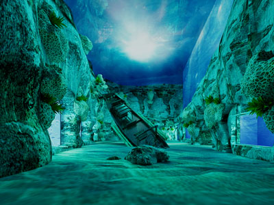 后现代海洋世界海洋馆