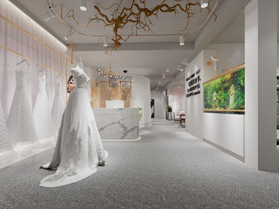 现代婚纱专卖店
