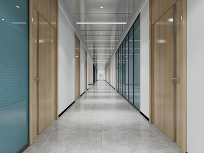 现代酒店走廊过道