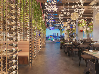 工业风音乐酒吧