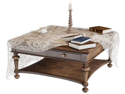 美式实木方形茶几3d模型 美式实木方形茶几