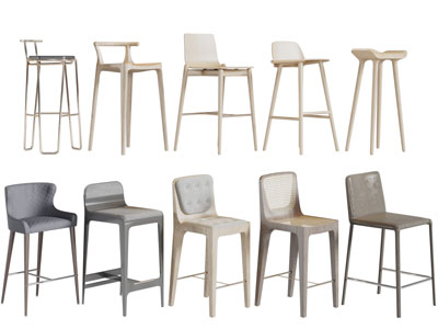 北欧实木吧凳吧椅