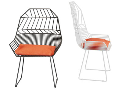 现代铁艺镂空休闲椅子