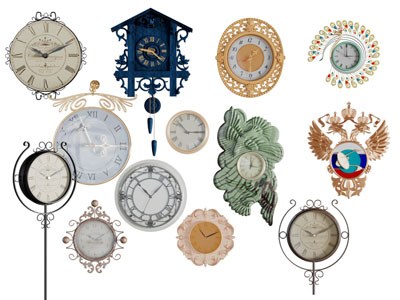 欧式铁艺雕花圆形钟表3d模型 欧式铁艺雕花圆形钟表