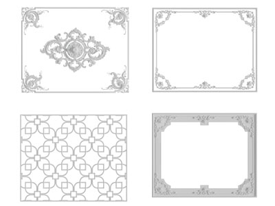 欧式雕花护墙板