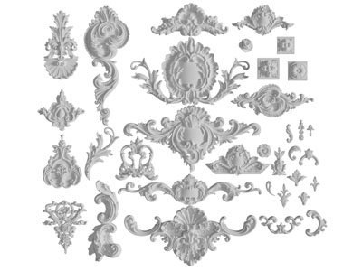 欧式装饰雕花构件