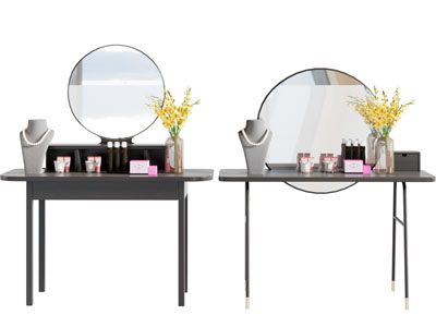 现代轻奢化妆梳妆台