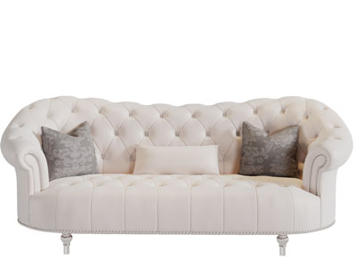 欧式软包靠背多人沙发