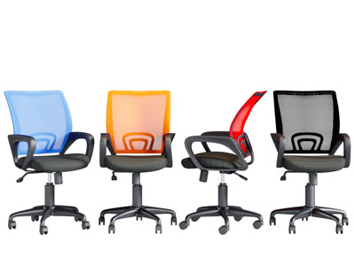 现代办公转椅3d模型 现代办公转椅