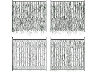 现代金属网藤蔓植物墙3d模型 现代金属网藤蔓植物墙