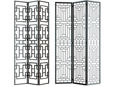 新中式可折叠屏风
