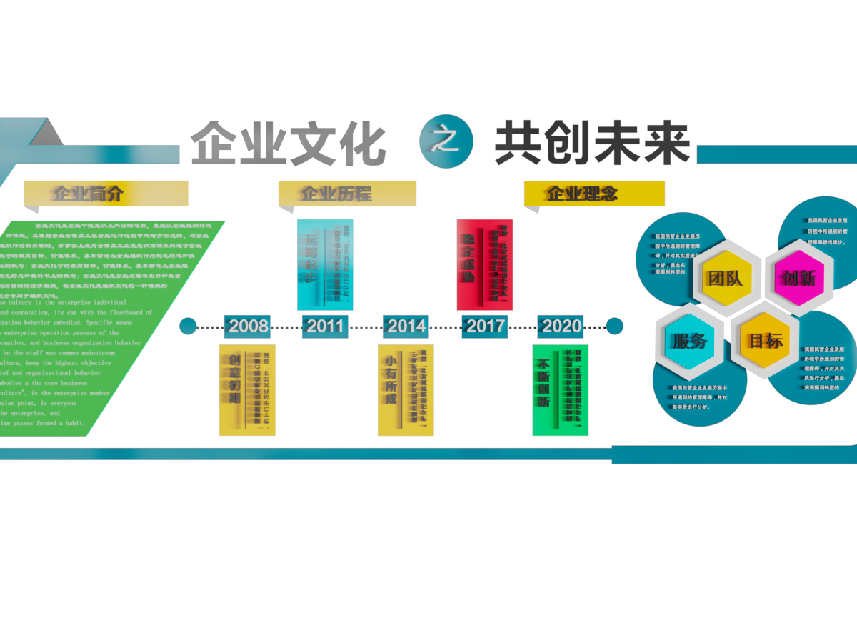 现代企业文化宣传背景墙3d模型 现代企业文化宣传背景墙