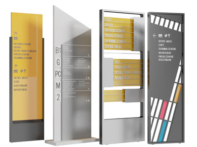 现代路牌指示牌