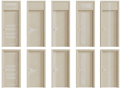 现代实木平开门