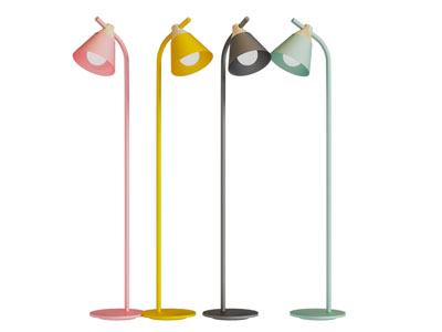 现代彩色落地灯