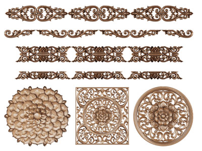 欧式雕花装饰构件