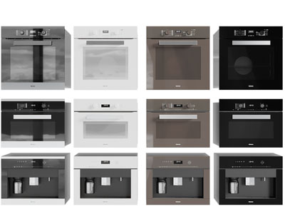 现代方形烤箱咖啡机厨房电器