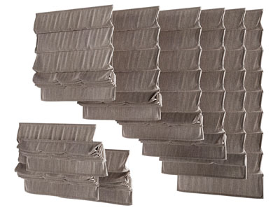 现代布艺罗马帘3d模型 现代布艺罗马帘