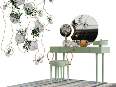 现代轻奢化妆梳妆台