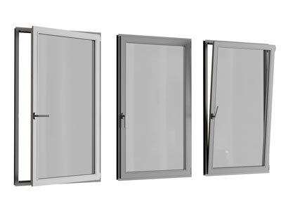 现代金属平开窗