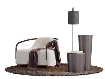 新中式单人沙发3d模型 新中式单人沙发